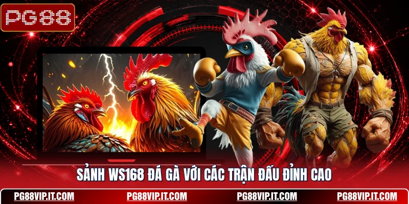 Sảnh Ws168 đá gà với các trận đấu đỉnh cao